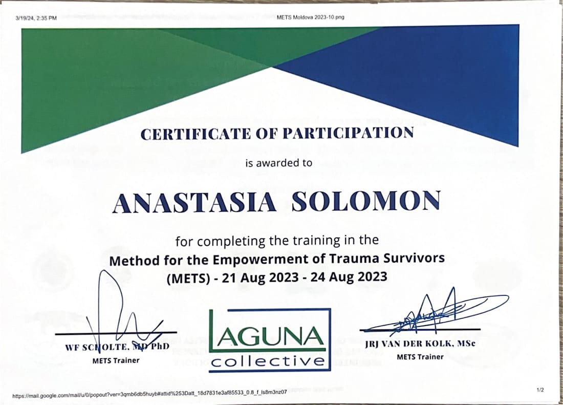 Method for the Empowerment of Trauma Survivors (METS) — Laguna Collective, 2023
